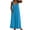 Sky Blue, variant on Efsteb Womens Tank Dress Spring Crew Neck Solid Color Loose Fit Ruched Plus Size Long Tank Dress Casual Resort Dress Sleeveless ,Size:XXL