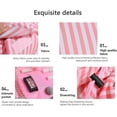 thumbnail image 5 of 2024 Drawstring Makeup Bag Cosmetic Bag Travel Toiletry Bag Portable Make Up Bag Makeup Organizer Bag, 5 of 5
