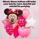 thumbnail image 2 of 27 & quot; Globo de papel en forma de Minnie Mouse con papel de arco rojo Mylar Globo de cumpleaños-Minnie Mouse Decoraciones de ducha de bebé Afortunado Sencillez, 2 of 5