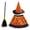 Yellow, variant on Pandaie Toddler Witch Outfit Set Girls Pumpkin Print Halloween Party Clothes Accessorie Including Witch Tutu Skirts Hat and Brooms for 5-11 Kids