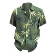 thumbnail image 4 of Men's Summer Short Slim Fit Fashion Breathable Men's ShirtXL, 4 of 5