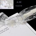 thumbnail image 1 of Mini cuentas de cristal AB Flatback para uñas, 12 colores, 1,2mm, 3D, Micro Cristal, gemas, purpurina, adornos Nail Art, para verano Gao Jinjia LED, 1 of 2