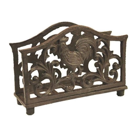 1pcs Retro Wrought Iron Napkin Rack