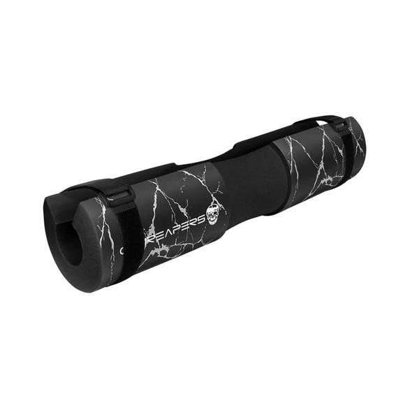 Almohadilla para sentadillas con barra Gymreapers, diseño mármol, soporte para cadera
