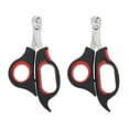 thumbnail image 2 of Fzaqwen 2 Pairs Puppy Nail Clippers Claw Cutters Dog Cat Animals Scissors Trimmers Black, 2 of 9