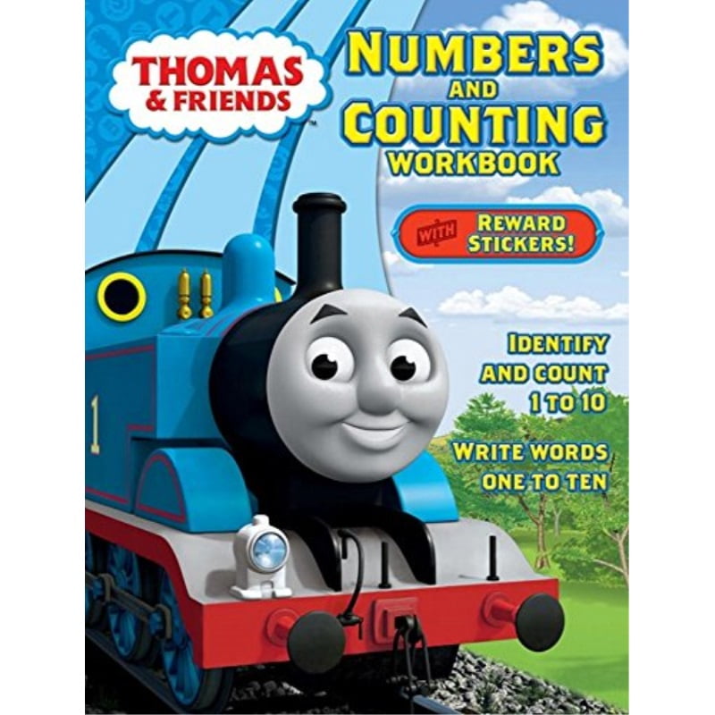 thomas and friends numbers and counting early learning workbook