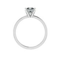 thumbnail image 3 of Eterna Jewel 2 Ct Princess Cut Lab-Created Diamond Engagement Ring - 14K White Gold Plated Simple Solitaire Design - Elegant Ring for Women - Perfect Gift for Birthdays and Celebrations, 3 of 3