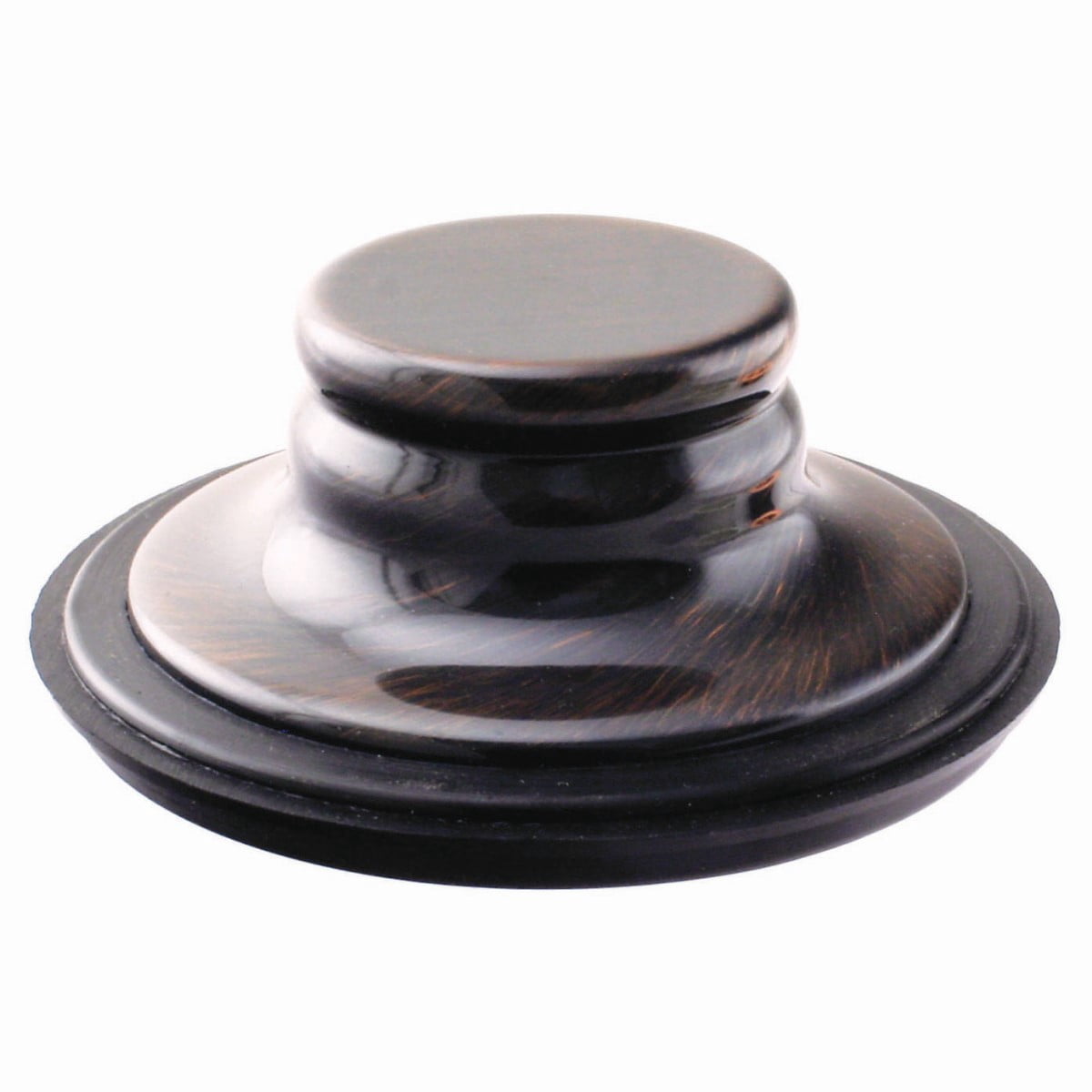 Westbrass Replacement Waste Disposal Stopper with Brass Cap, Antique Copper