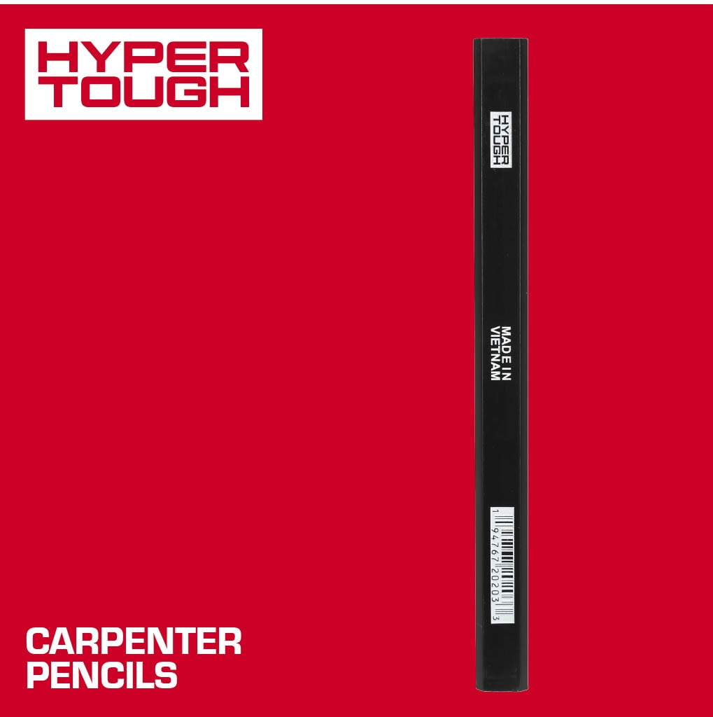 Hyper Tough Single Wooden Graphite Carpenter Pencil