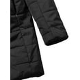thumbnail image 6 of Ma Croix Womens Lightweight Alternative Down Puffer Coat Parka Jacket with Plush Lined Hood, 6 of 9