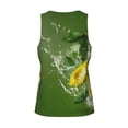 thumbnail image 5 of Fotbe Friut Avocado Pattern Men's Quick Dry Workout Tank Top Gym Muscle Tee Fitness Bodybuilding Sleeveless T Shirt Breathable Workout Shirt-, 5 of 9