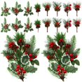 thumbnail image 1 of Paneles de púas y aerosoles navideños, 48 unidades, para decoración de árboles, 1 of 6