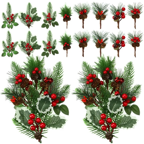 Paneles de púas y aerosoles navideños, 48 unidades, para decoración de árboles