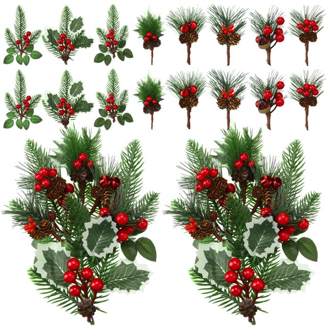 Paneles de púas y aerosoles navideños, 48 unidades, para decoración de árboles