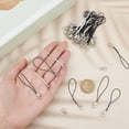 thumbnail image 3 of WWS-2 Colors 100PCS Strap Charm Cords Cell Phone Keychain Lanyard Strap Keychain String Loop Tone Split Ring Cords Polyester Split Ring String Lariat Charm Cord for DIY Decorations Supplies, 3 of 4