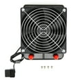 thumbnail image 2 of CPU Fan, Fast Heat Dissipation Aluminum Alloy Heat Sink Radiators Fan  for Industrial Control Cabinet for Air Conditioner Evaporator for Computer, 2 of 7