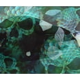 thumbnail image 5 of oneOone Viscose Chiffon Dark Green Fabric Skull Craft Projects Decor Fabric Printed By The Yard 42 Inch Wide, 5 of 5