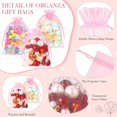 thumbnail image 3 of 100PCS Thank You Sheer Organza Bags Small Mesh Drawstring Gift Bags for Wedding Birthday Party Jewelry Candy Packaging Bags (Pink,13 x 18 cm), 3 of 7
