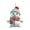 D, variant on Pekkaxy Cute Acrylic Snowman Ornaments, Mini Hanging Christmas Tree Decorations for Holiday Party and Home Décor