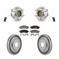 thumbnail image 1 of Transit Auto Front Hub Bearing Assembly Coated Disc Brake Rotors and Ceramic Pads Kit for Car 2004-2009 Cadillac SRX RWD KBB-104490, 1 of 11