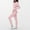 Pink, variant on BXJX Women's Thermal Underwear- Super Soft Winter Warm Base Layer Top and Bottom Long John Set Dark Blue Size M