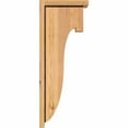 thumbnail image 3 of 5 1/2"W x 10"D x 26"H Del Monte Smooth Corbel w/Backplate, Western Red Cedar, 3 of 9