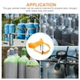 Propane Tank Holder Gas Cylinder Bracket 40L Tank Mount With Safety