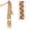 Gold, variant on Women's Winding Hair Extension Ponytail - Boxer Braid Hair Wigs for Trendy Hairstyles