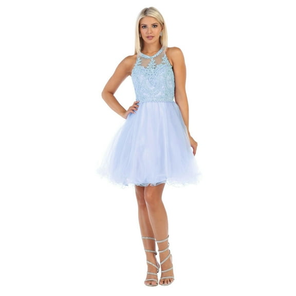 Formal Dress Shop Inc Juniors Womens Short Graduation Designer Dress