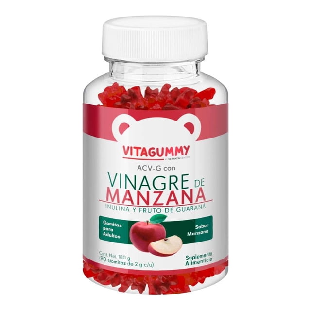 Suplemento alimenticio Vitagummy vinagre de manzana 90 gomitas de 2 g c/u