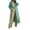 Green, variant on Women'S Anoraks Elegant Long Anorak Coat Fall Winter Outerwear with Sleeves and Large Lapel Black L