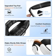 EUROA VR Head Strap for Meta Quest 2/3/3S, VR Headest Accessories adjustable Elite Strap with Soft Padding