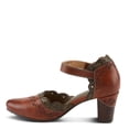thumbnail image 3 of Spring Step L'Artiste Sayyes Mary Jane Heels | Baroque-Inspired Leather Pumps with Floral Embroidery, 3 of 9