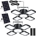 thumbnail image 1 of Luz solar para cobertizo Aqonsie de 176 LED con sensor de movimiento, paquete de 2, 1 of 7