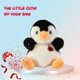 thumbnail image 4 of Peluche de pingüino de 20 cm, adorable para fiestas de animales. Premio para profesores y estudiantes. Juguetes de animales para bebés, niños y niñas. ¡Genial! (Pingüino), 4 of 5