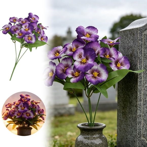 ZZHZGZ Canada Sale Floral Arrangement Realistic Silk for Memorial Home Wedding Party Indoor Outdoor