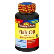 Nature Made Fish Oil 2000mg Softgels, 100 Count, Omega 3 Supplement For Heart Health