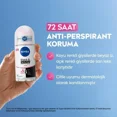 thumbnail image 3 of Nivea Black & White Invisible Clear Roll-On Deodorant 72h 50ML| Long-Lasting Freshness |Anti-Stain Formula  For All Day Protection Against Sweat, Odor & Yellow or White Marks on Clothes 3-Pack, 3 of 4