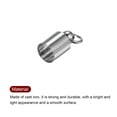 thumbnail image 4 of REGALWOVEN Cord End Cap Lobster Claw Clasp End Caps for DIY Bracelets Necklaces 5Pcs Silver Tone 4.500 mm, 4 of 5