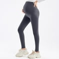 thumbnail image 2 of ameIAEA Maternity Leggings Over The Belly Soft Pregnancy Leggings Stretchy Yoga Workout Pants, 2 of 5