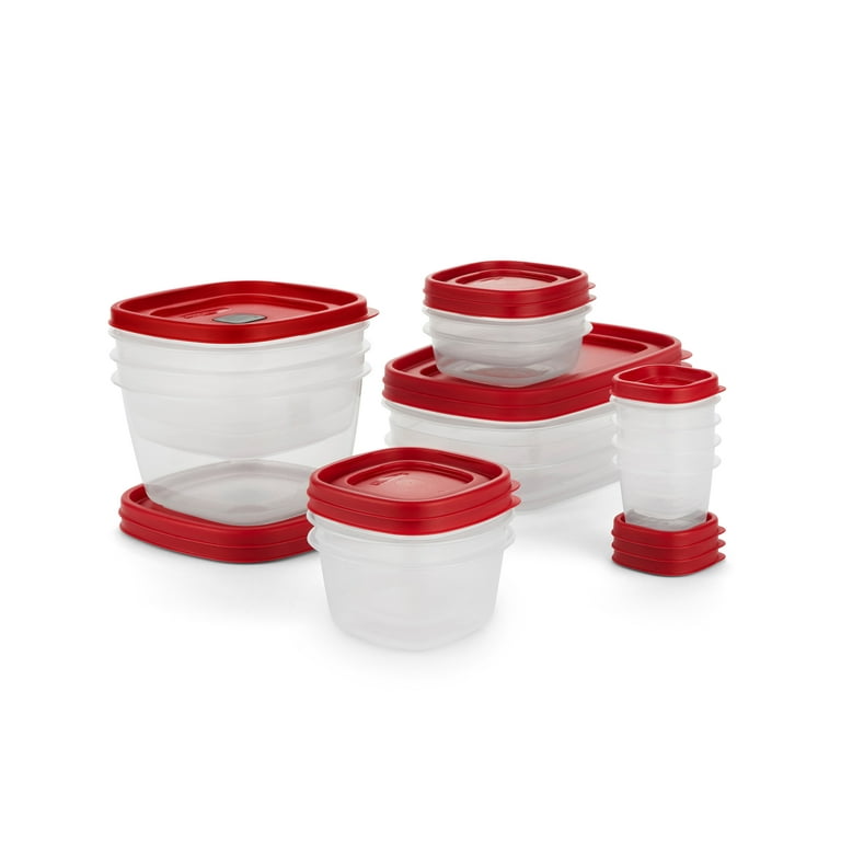 Rubbermaid Easy Find Lids Variety Set - 26 Piece - RED