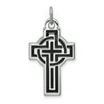 thumbnail image 1 of Pendentif en Forme de Croix en Argent Sterling 925 et Rhodium Noir, 1 of 2