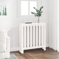 thumbnail image 1 of vidaXL Cache-Radiateur Blanc 79.5x19x84 cm Bois Massif Pin, 1 of 5