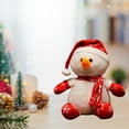 thumbnail image 5 of Plush Christmas Doll - Cute Snowman Toy with Scarf, Soft Stuffed Holiday Gift for Kids, Party Exchange & Winter Home Décor,S, 5 of 5