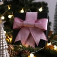 thumbnail image 6 of 1Pack  10 Yards Velvet Wired Ribbon 2.5 Inch Crushed Velvet Christmas Ribbon for Wrapping Christmas Tree DIY Crafts, Wreath Decoration, Bow Making, 6 of 6