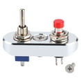 thumbnail image 1 of Momentary Push Button Self‑Reset Switch 3‑Pin 2 Positions Toggle Switch 220V 3A, 1 of 7