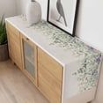 thumbnail image 4 of Eucalyptus Leaves Table Runner - 90 Inch Long, Kitchen Dining Table Runner Dresser Scarves, Sage Green Summer Botanical Weeping Farmhouse Decor for Coffee Tables Wedding Party Banquet, 4 of 8