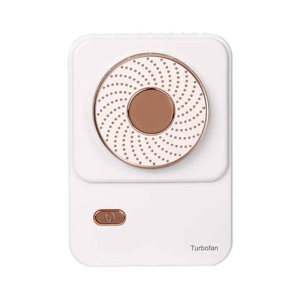 Ventilador portátil para colgar en el cuello, USB, recargable, mini enfriador, deportes, viajes, suministros de refrigeración, color blanco sidaley HA004082-01B