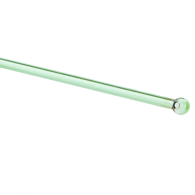 Bewildely Pajita de vidrio para beber, portátil, reutilizable, insípido, antioxidante, para interiores y exteriores, casa, fiesta escolar, Mostrada Verde