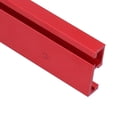 thumbnail image 3 of Goulotte en Alliage d'Aluminium Rouge 600mm avec Échelles Métriques et Impériales - Rail de Guidage Durable Résistant à la Friction/Corrosion pour Machines à Fraiser, Scies de Table, Scies à Bande - Fixation Sécurisée, 3 of 6